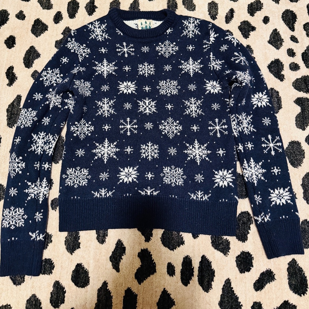 Kiel James Patrick Women's Snowflake Crewneck Sweater M